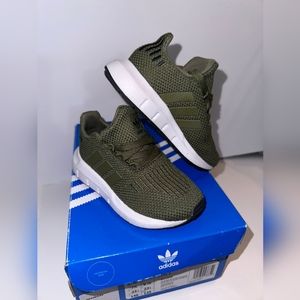 Adidas olive green sneakers